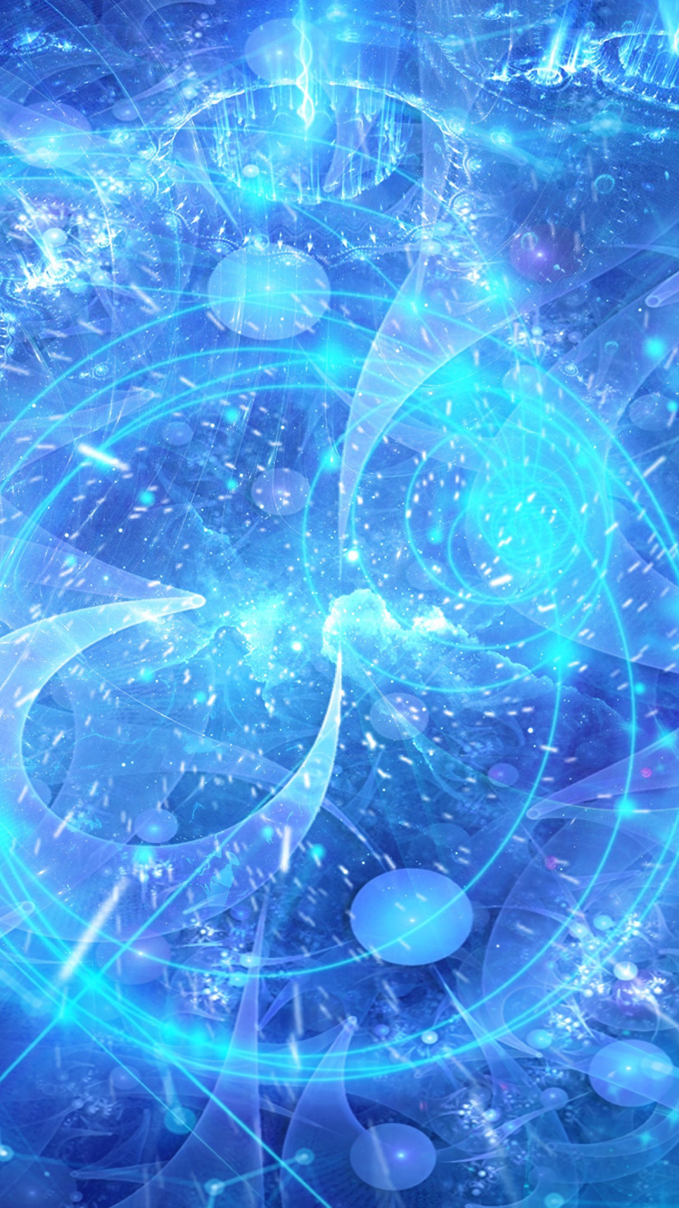 Обои вибрация, Онлайн художественная галерея, фрактальное искусство, вода, артист в разрешении 750x1334