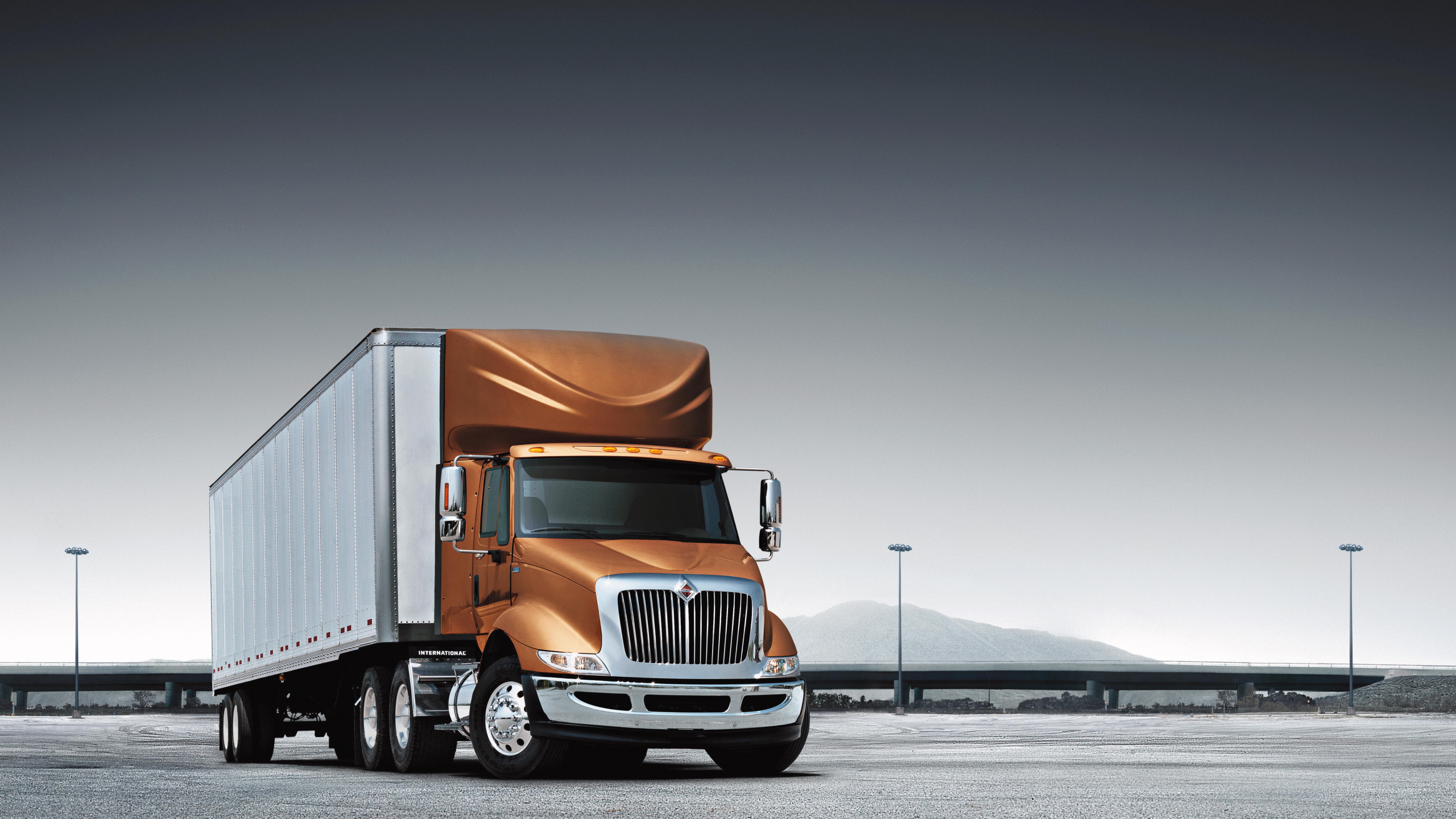 Обои авто, грузовик, navistar international, Пикап, транспорт в разрешении 2560x1440