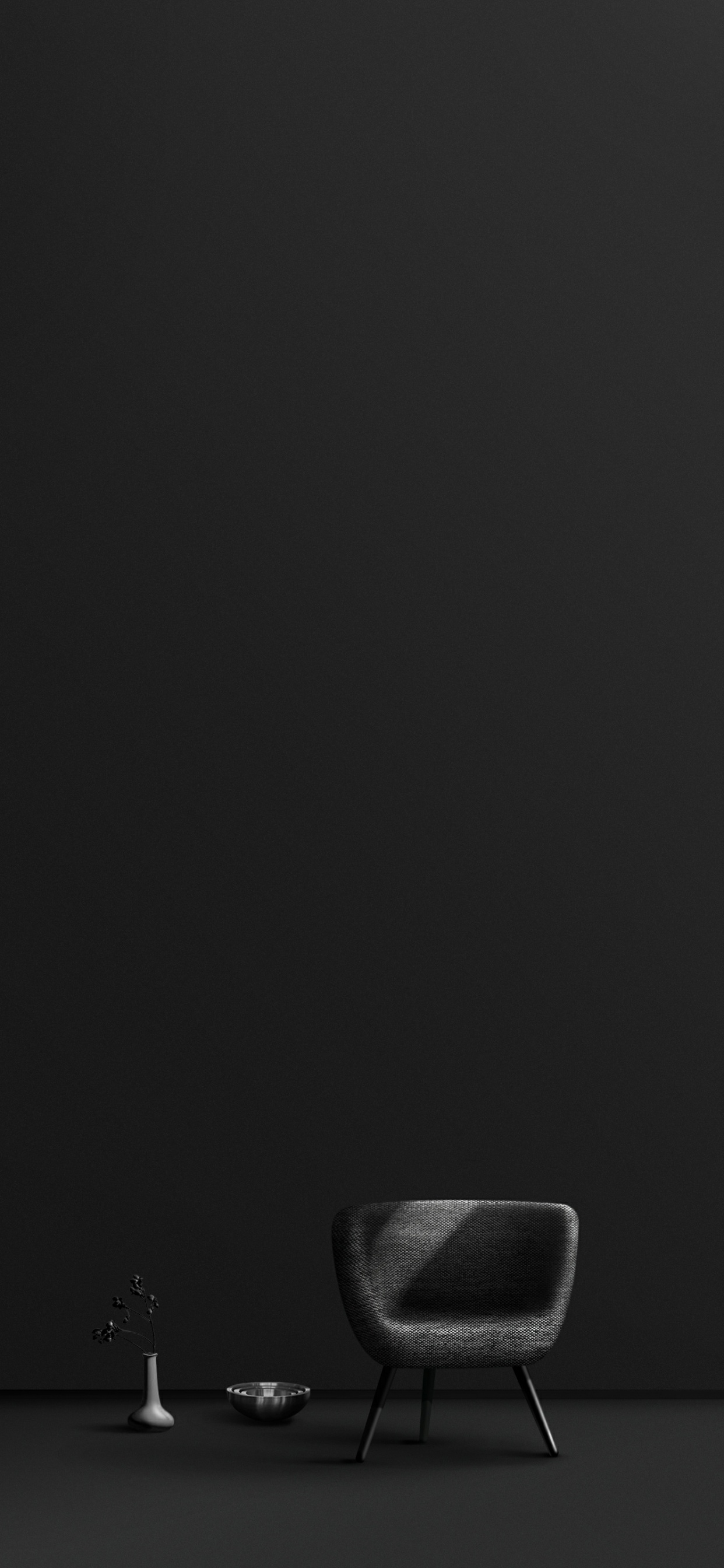 Обои LG, LG G6, темнота, ночь, монохромный в разрешении 1242x2688