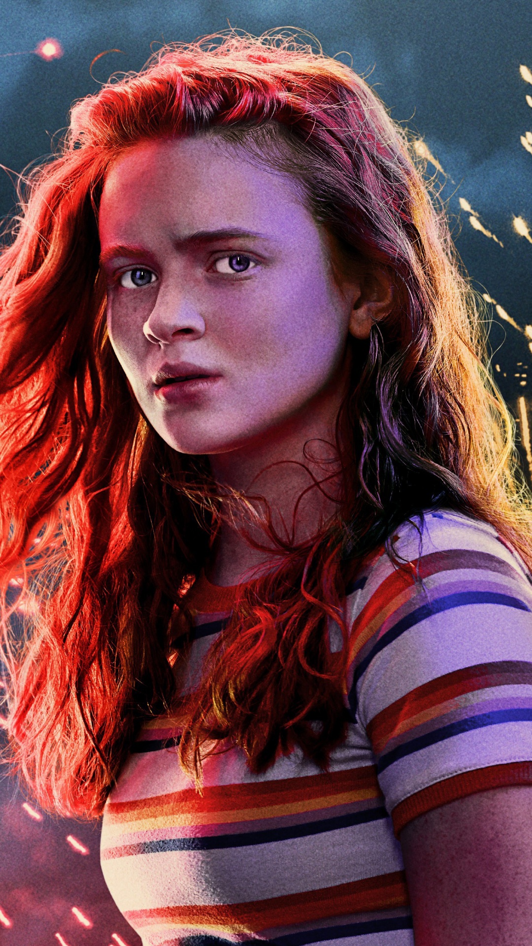 Обои Странные Вещи, Раковина Сэди, одиннадцать лет, постер, нетфликс в разрешении 1080x1920