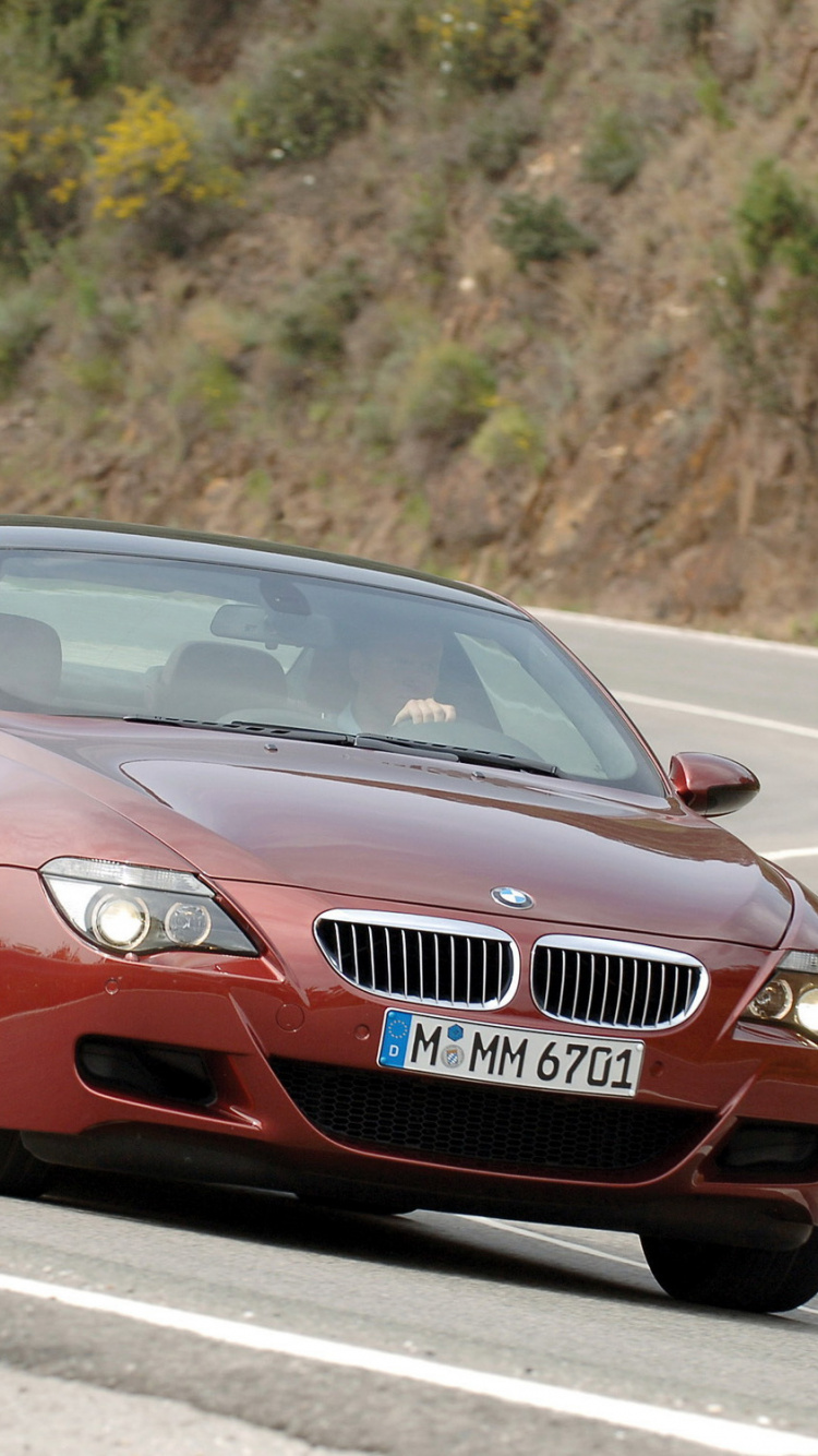 Обои БМВ М6 2006, BMW 6 серии, авто, bmw, Кабриолет в разрешении 750x1334