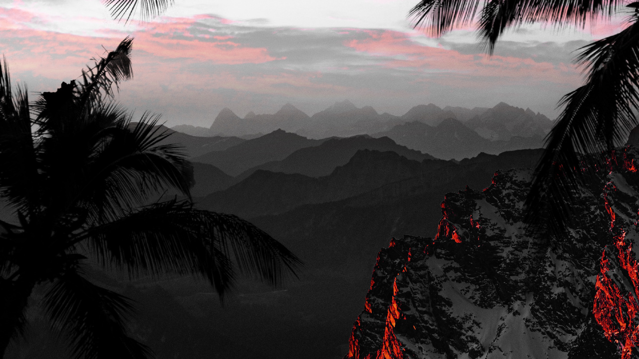 Обои природа, облако, атмосфера, мир, растение в разрешении 1280x720