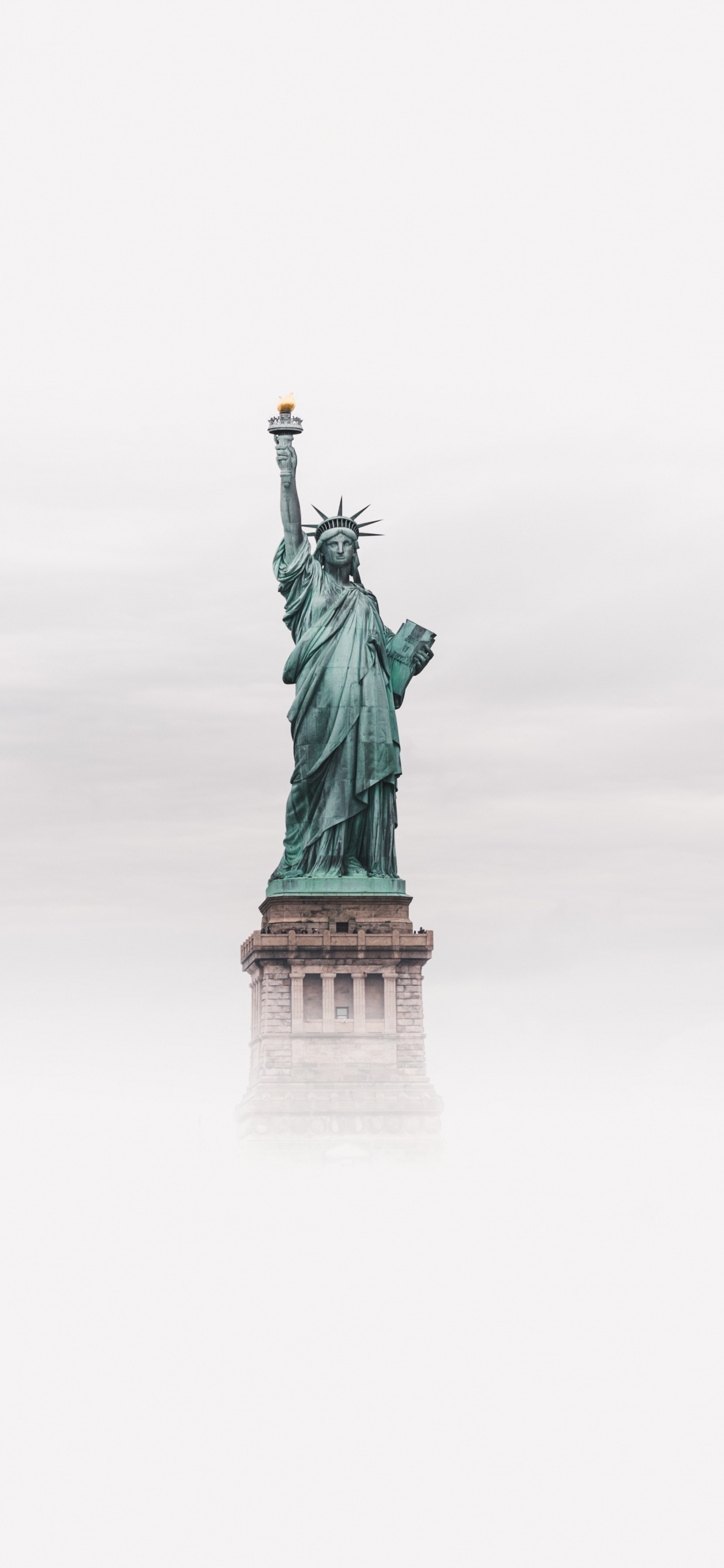 Обои статуя свободы, США, НьюЙорк, Статуя Свободы национальный памятник, новый колосс в разрешении 1242x2688