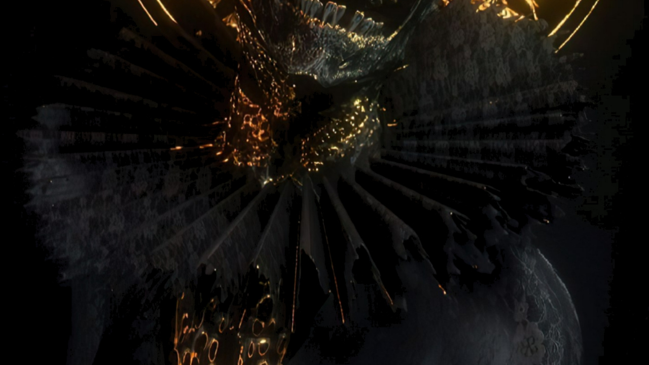 Обои темнота, арт, 3D иллюстратор, артефакт, металл в разрешении 1280x720