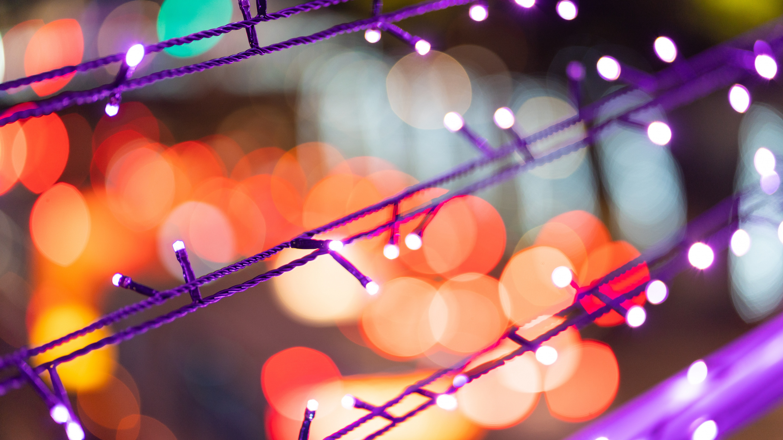 Обои свет, освещение, светодиодные лампы, электрическое освещение, пурпур в разрешении 2560x1440