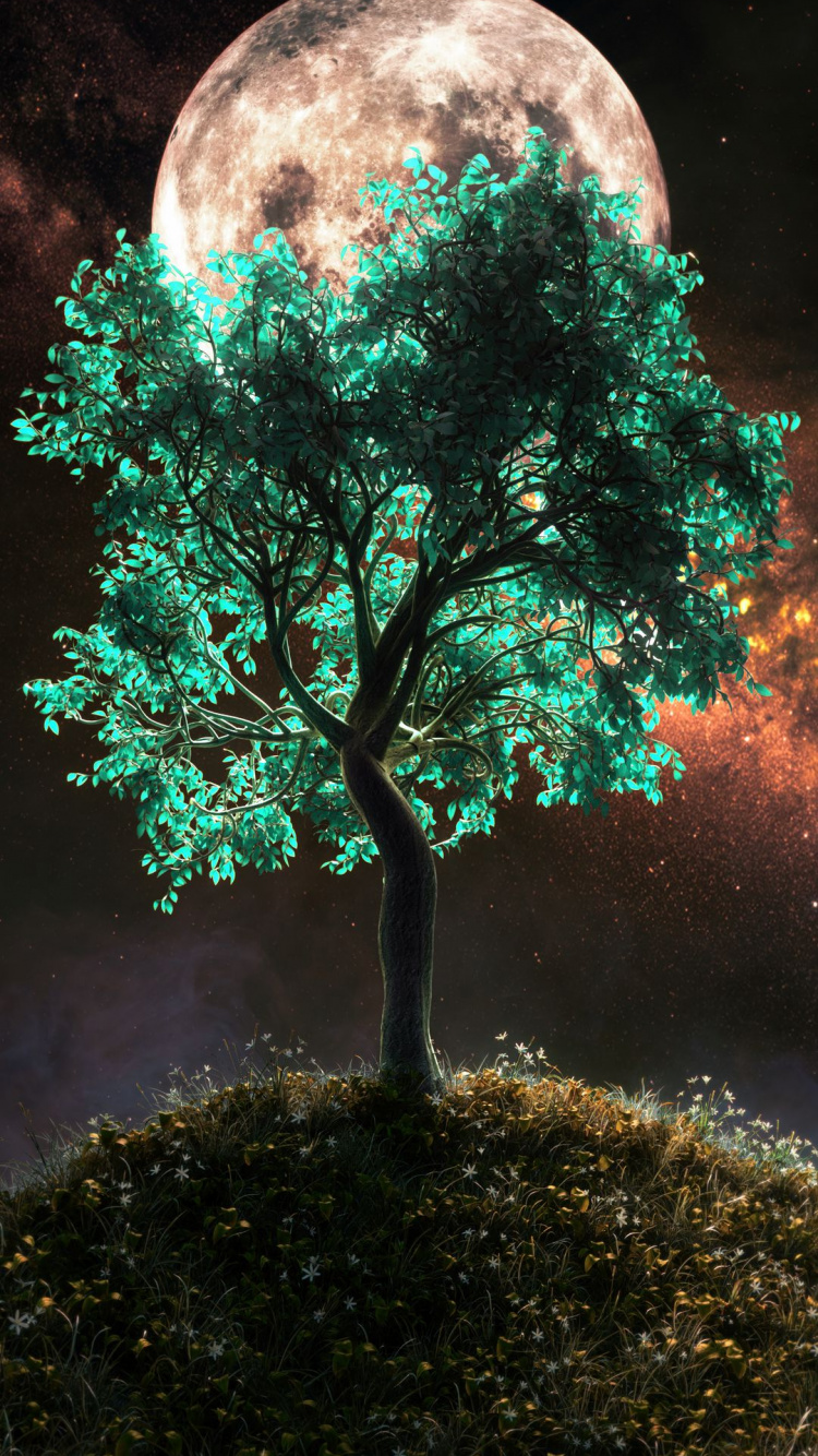 Обои wisgoon, атмосфера, мир, свет, зеленый в разрешении 750x1334