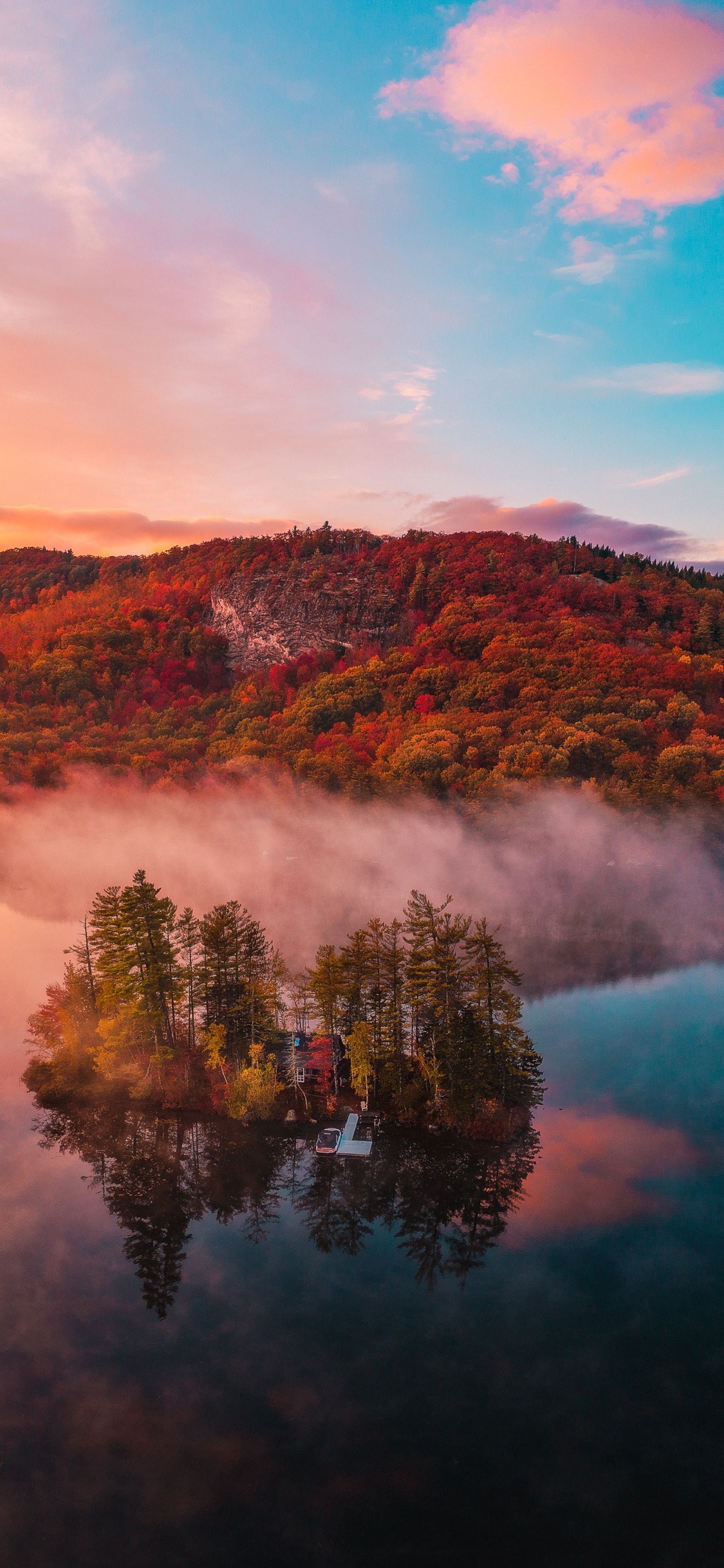 Обои природа, висгун - социальная сеть, облако, гидроресурсы, атмосфера в разрешении 1125x2436