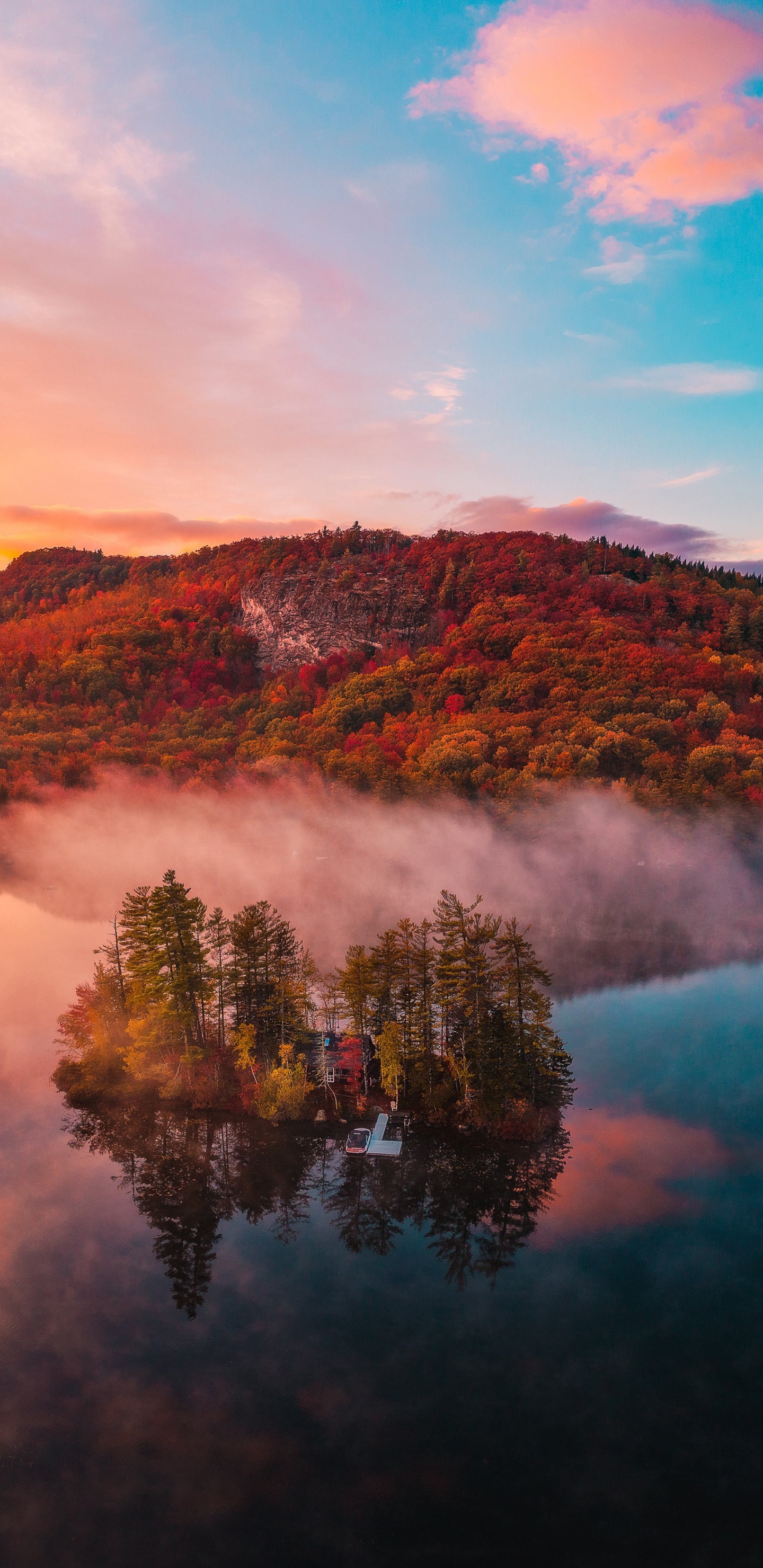 Обои природа, висгун - социальная сеть, облако, гидроресурсы, атмосфера в разрешении 1440x2960