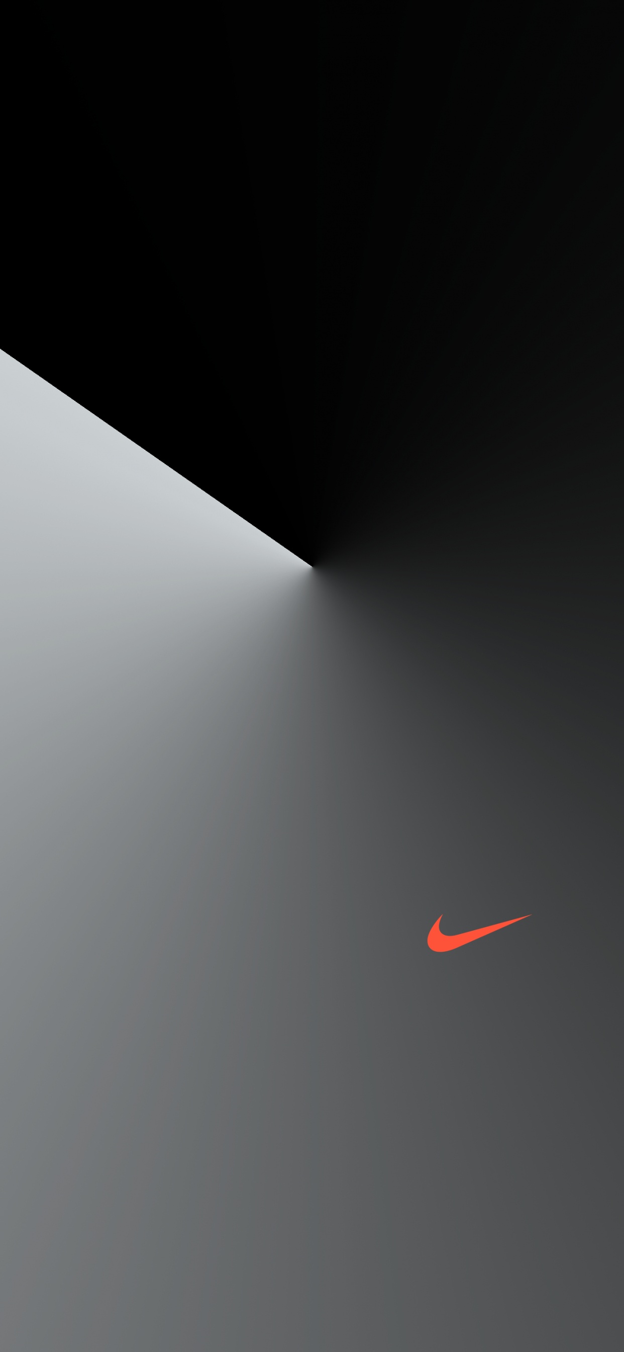 Обои nike, атмосфера, свет, космос, коклико в разрешении 1242x2688