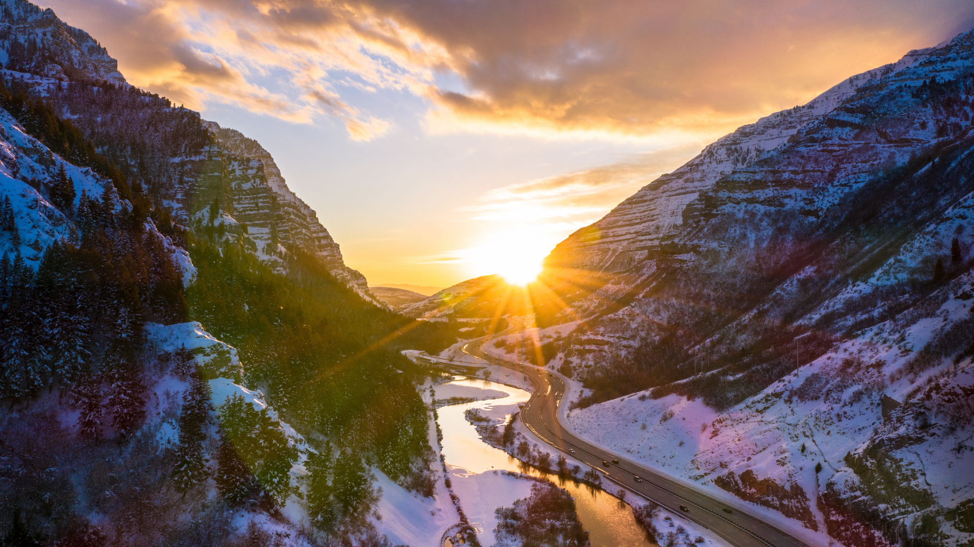 Обои природа, природный ландшафт, облако, гора, свет в разрешении 1920x1080