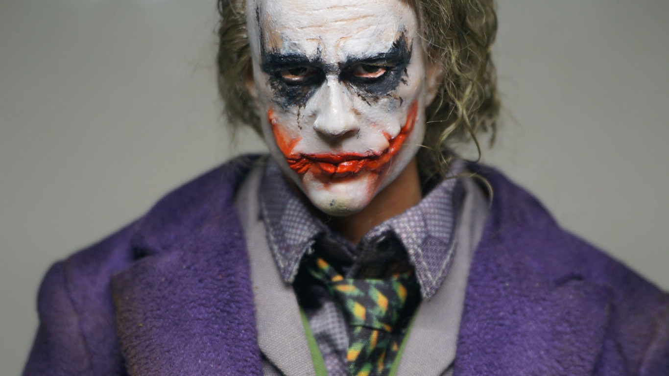 Обои костюм, Джокер, Харли Квинн, лицо, голова в разрешении 1366x768