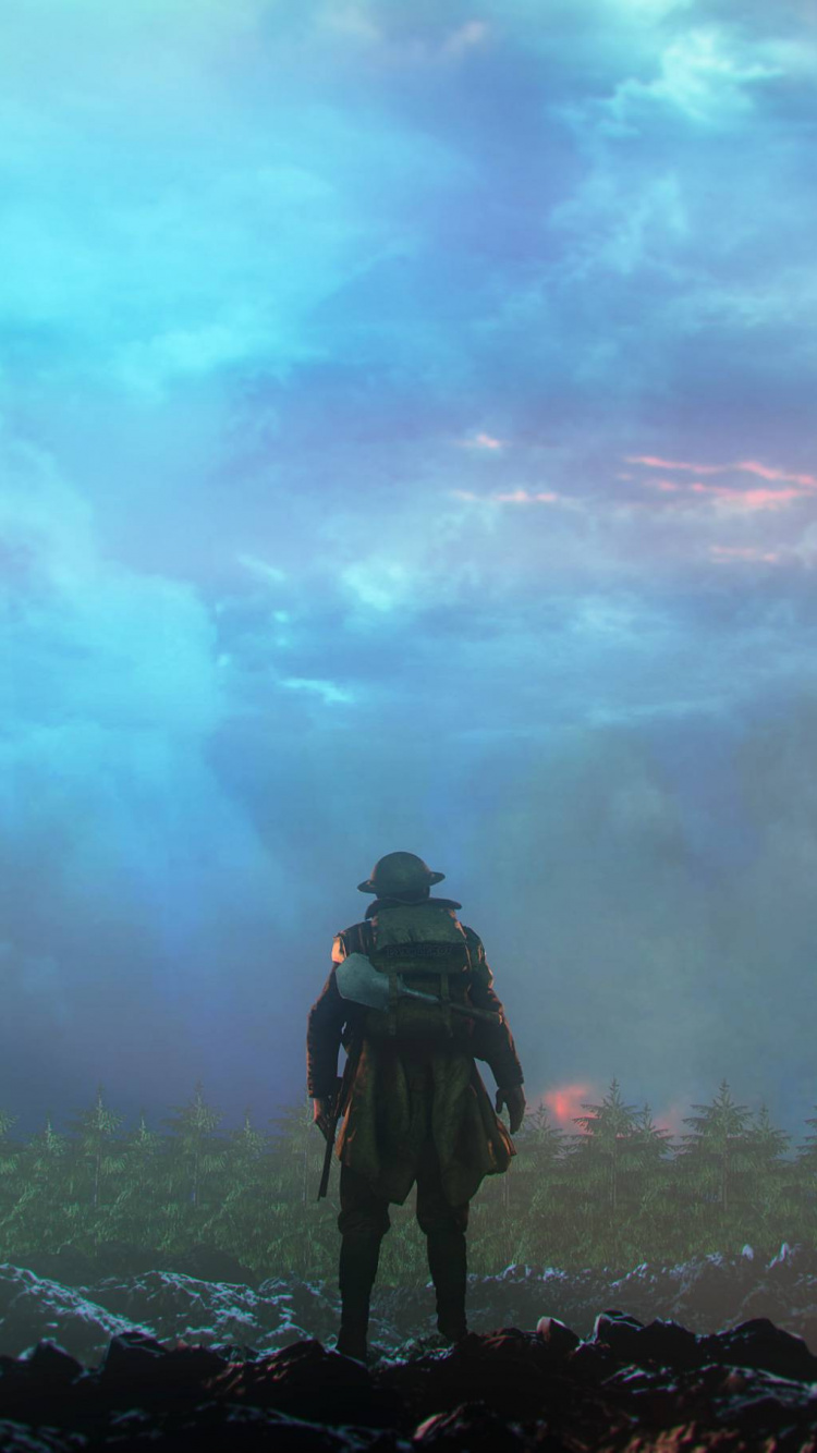 Обои природа, гора, горная станция, дерево, атмосфера в разрешении 750x1334