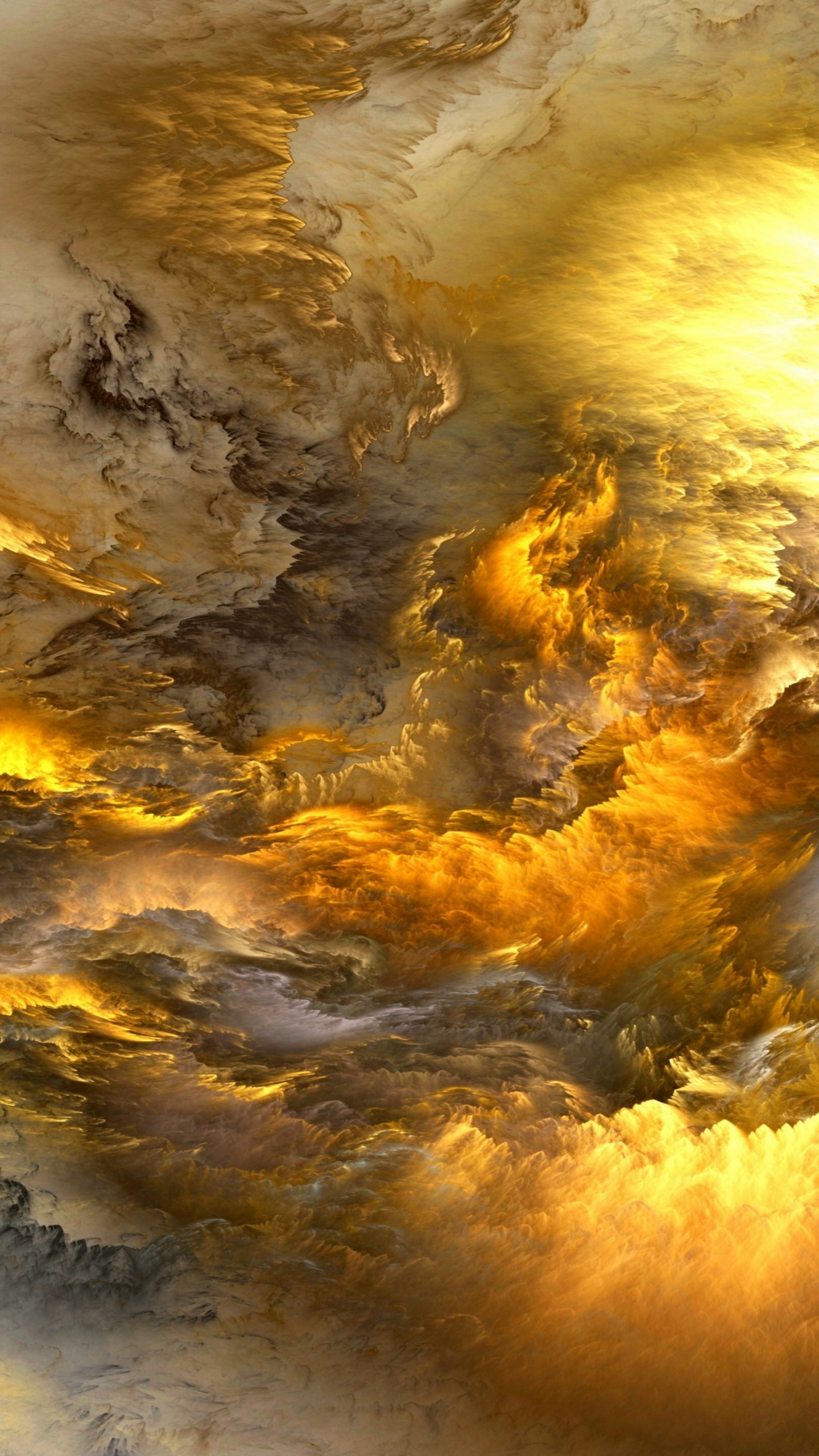 Обои абстрактное пространство психоделической туманности, абстрактное искусство, живопись, холст, психоделическое искусство в разрешении 1440x2560