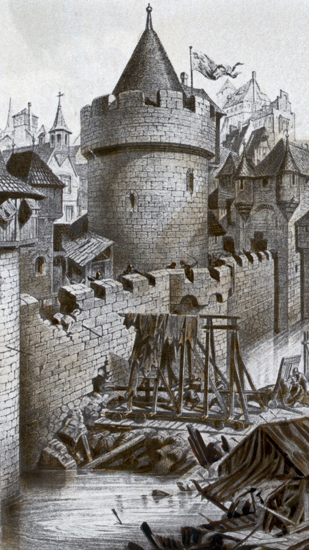 Обои средневековая архитектура, замок, история, здание, средневековье в разрешении 1080x1920