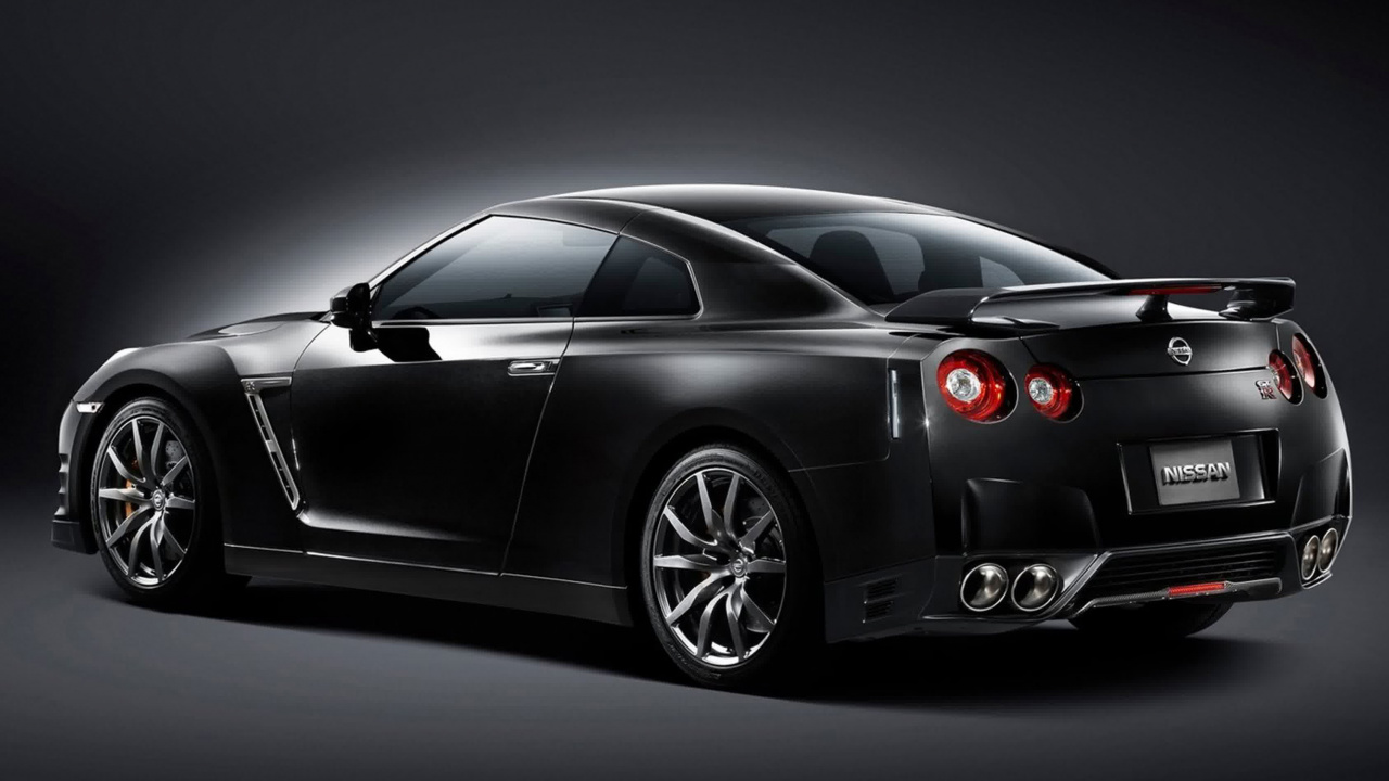 Обои 2015 Ниссан ГТ-Р, спорткар, Ниссан, авто, 2016 Ниссан ГТ-Р Блэк эдишн в разрешении 1280x720
