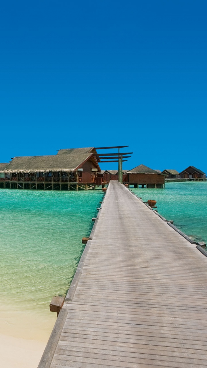 Обои Дидхуфинолу район, пляж, Остров, прибежище, море в разрешении 720x1280