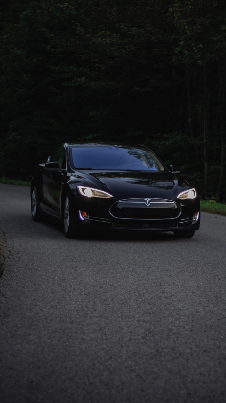 Обои Tesla Model S, авто, автомобильное освещение, фара, Tesla в разрешении 750x1334