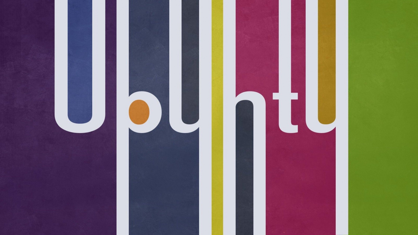 Обои ubuntu, текст, пурпур, линия, узор в разрешении 1366x768