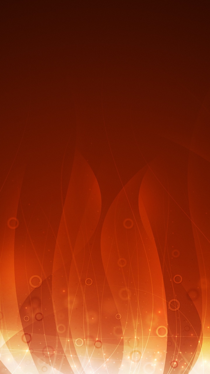 Обои тепло, огонь, Апельсин, дизайн, свет в разрешении 720x1280