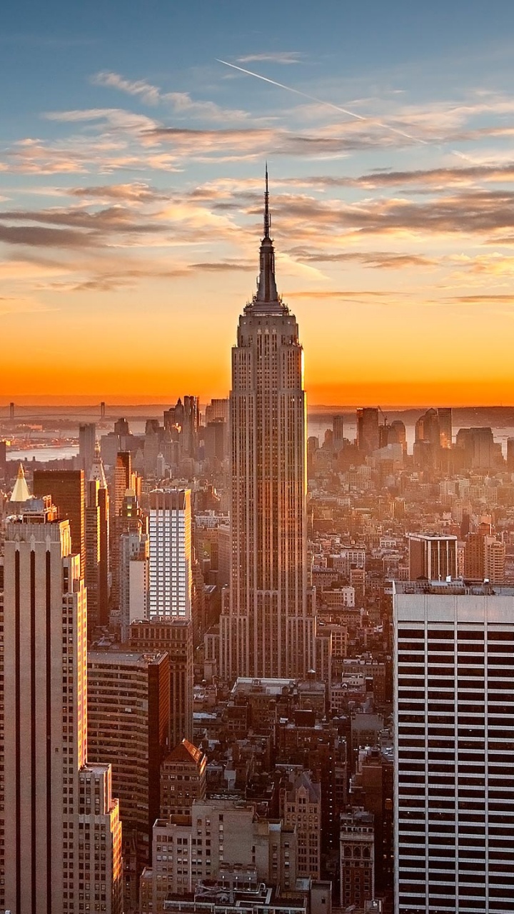 Обои город, городской пейзаж, метрополия, городской район, небоскреб в разрешении 720x1280