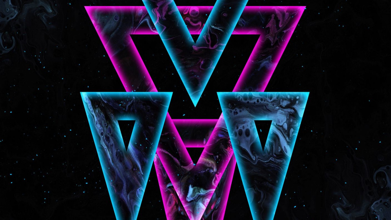 Обои синий фиолетовый, пурпур, Фиолетовый, цветной, синий в разрешении 1366x768