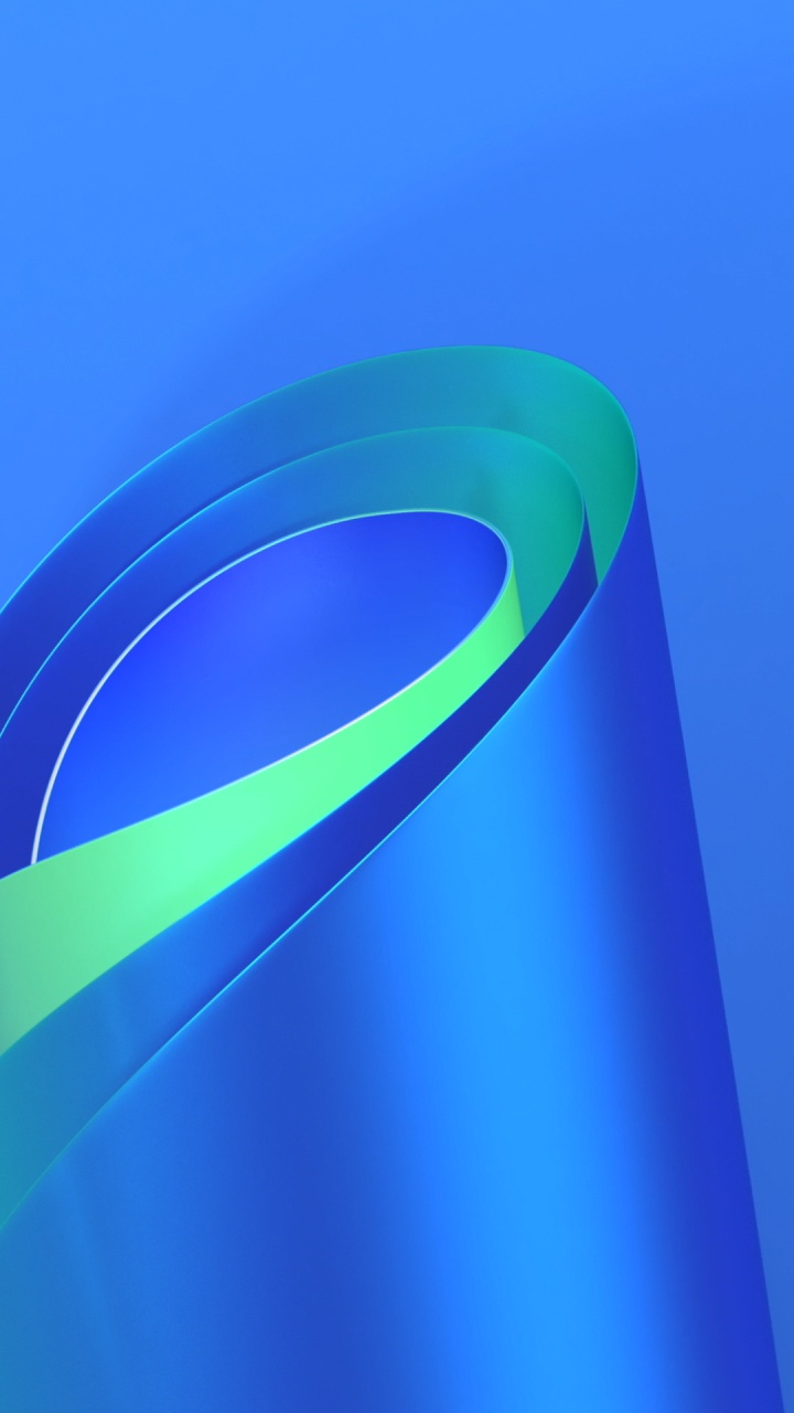 Обои OnePlus 8T, OnePlus, свет, смартфон, синий в разрешении 720x1280