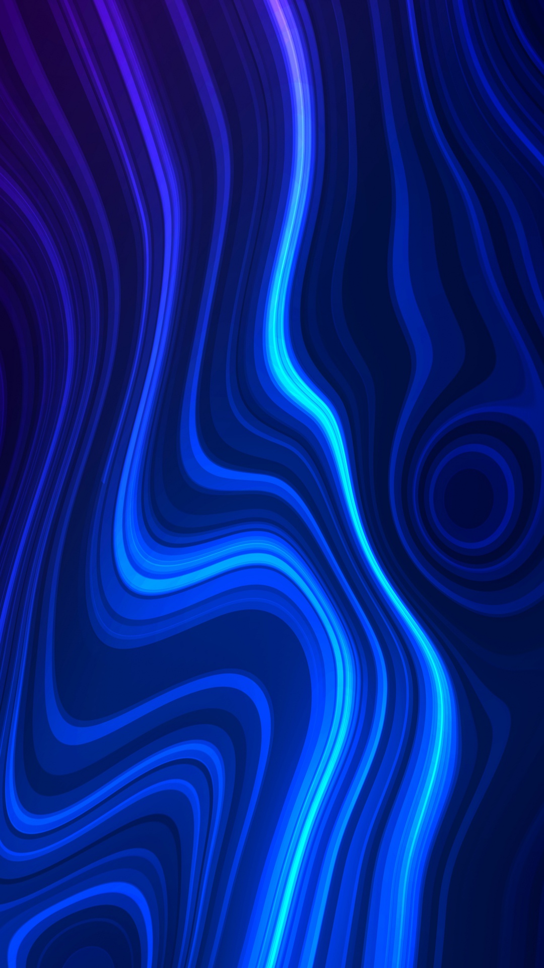 Обои электрик, фрактальное искусство, пурпур, лазурный, Фиолетовый в разрешении 1080x1920