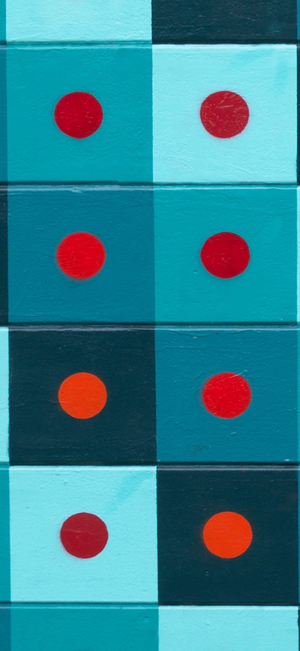 Обои узор, бирюза, дизайн, красочность, круг в разрешении 1242x2688