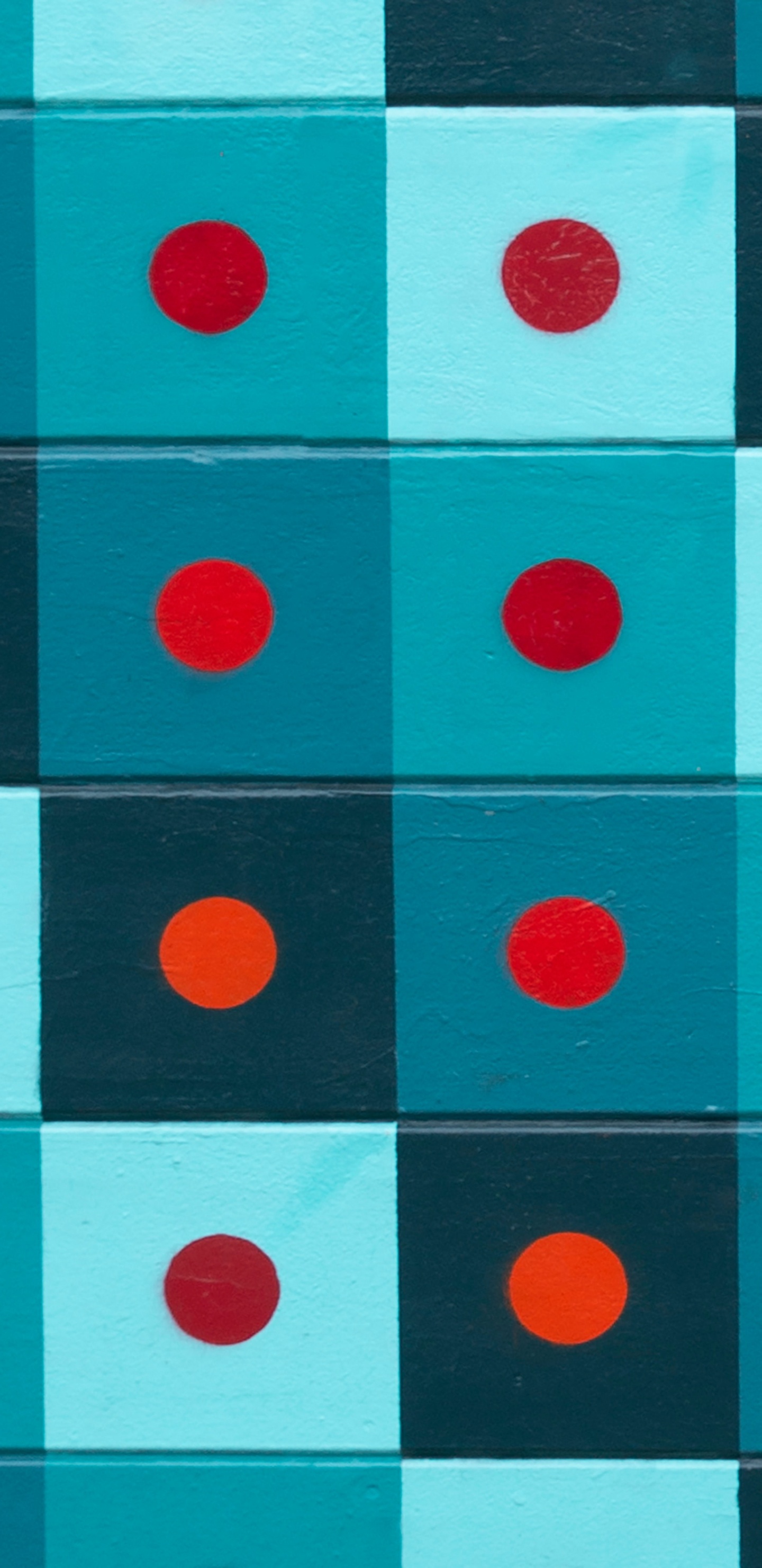 Обои узор, бирюза, дизайн, красочность, круг в разрешении 1440x2960