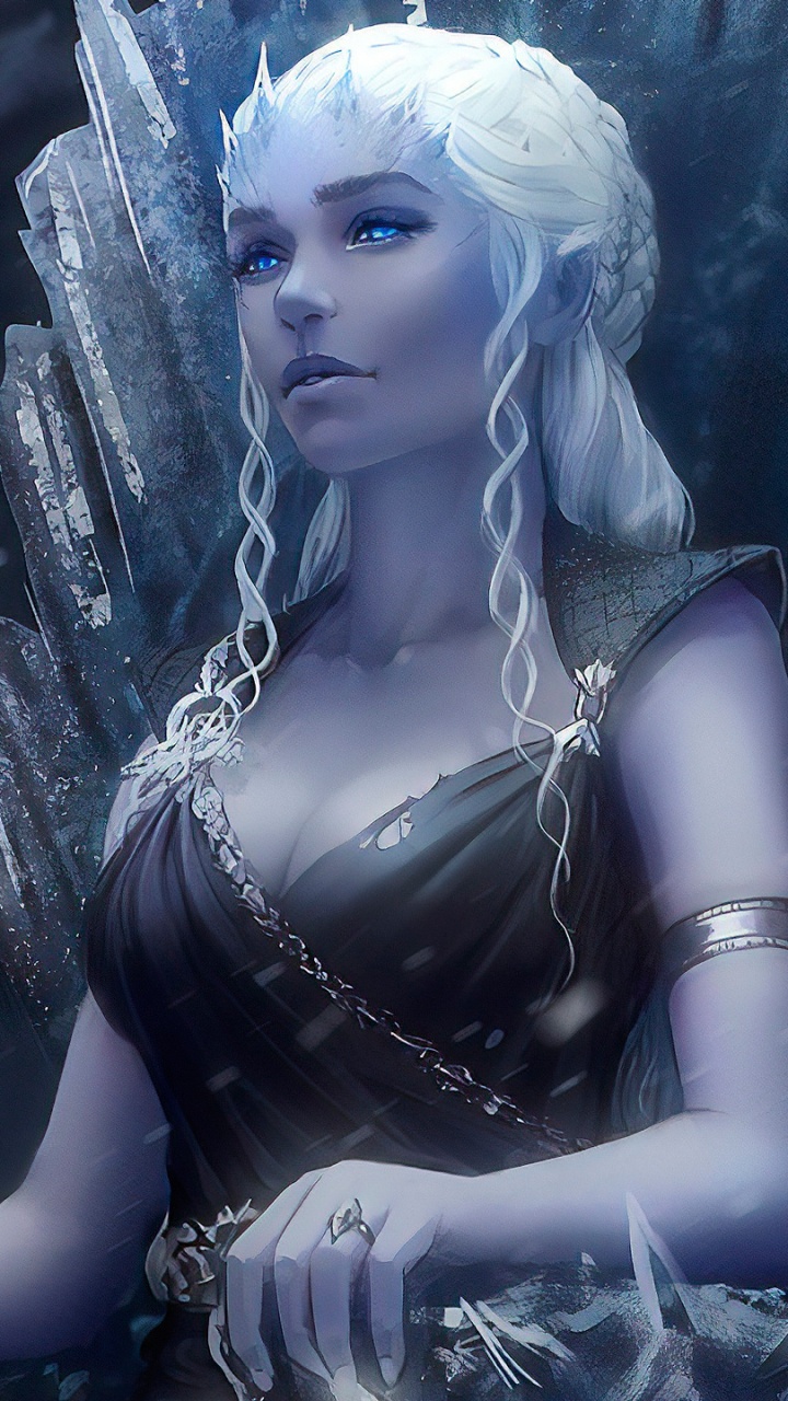 Обои дейенерис таргариен, Игра престолов, Дом Таргариенов, фан арт, арт в разрешении 720x1280