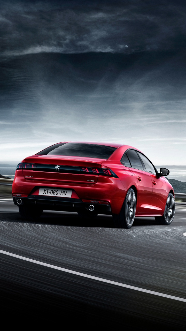 Обои Пежо, Пежо 508 Аллюр, спорткар, представительский автомобиль, автомобиль среднего размера в разрешении 720x1280