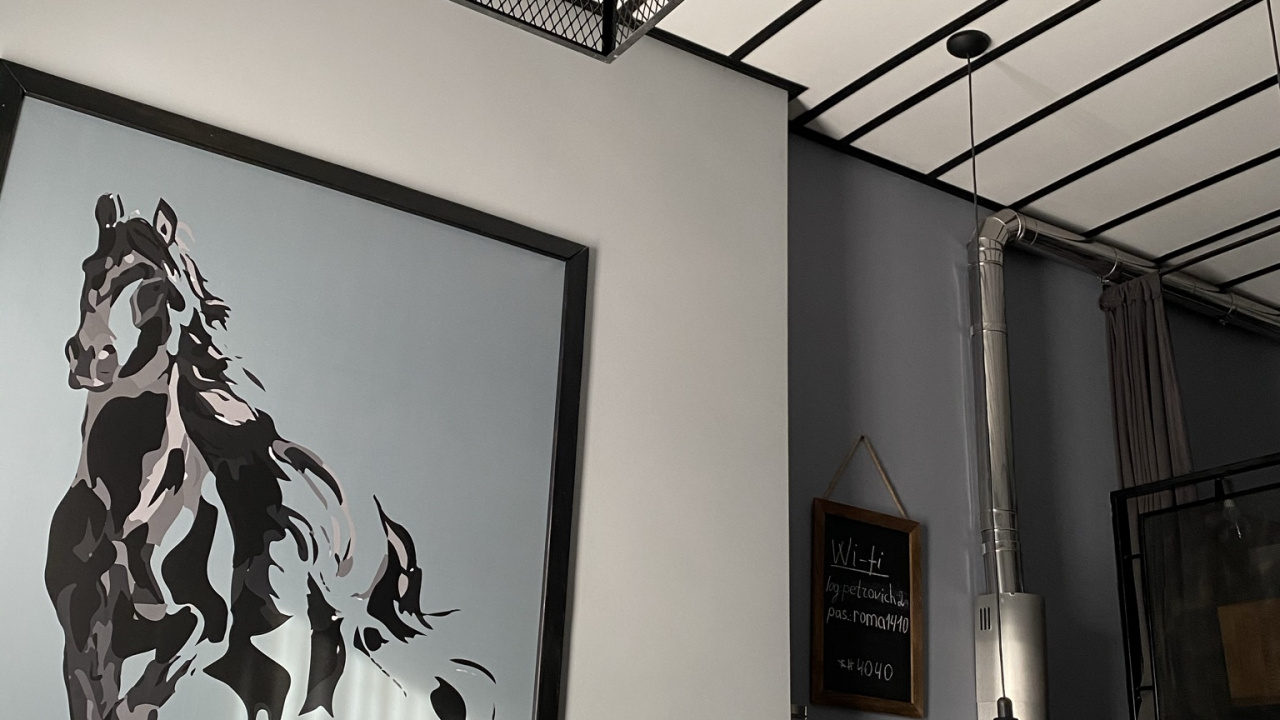 Обои потолок, художественный музей, арт, освещение, дизайн интерьера в разрешении 1280x720