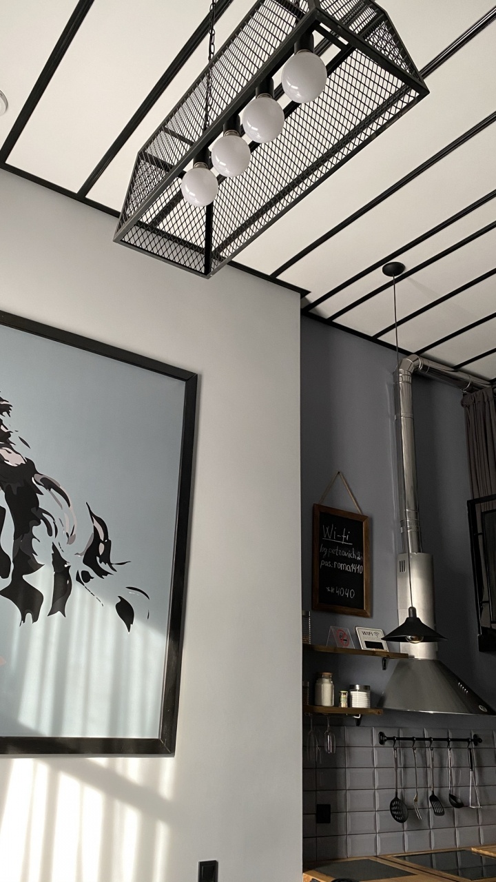 Обои потолок, художественный музей, арт, освещение, дизайн интерьера в разрешении 720x1280