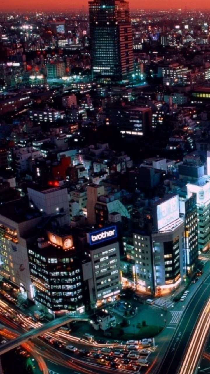 Обои Токио, городской пейзаж, город, метрополия, городской район в разрешении 720x1280