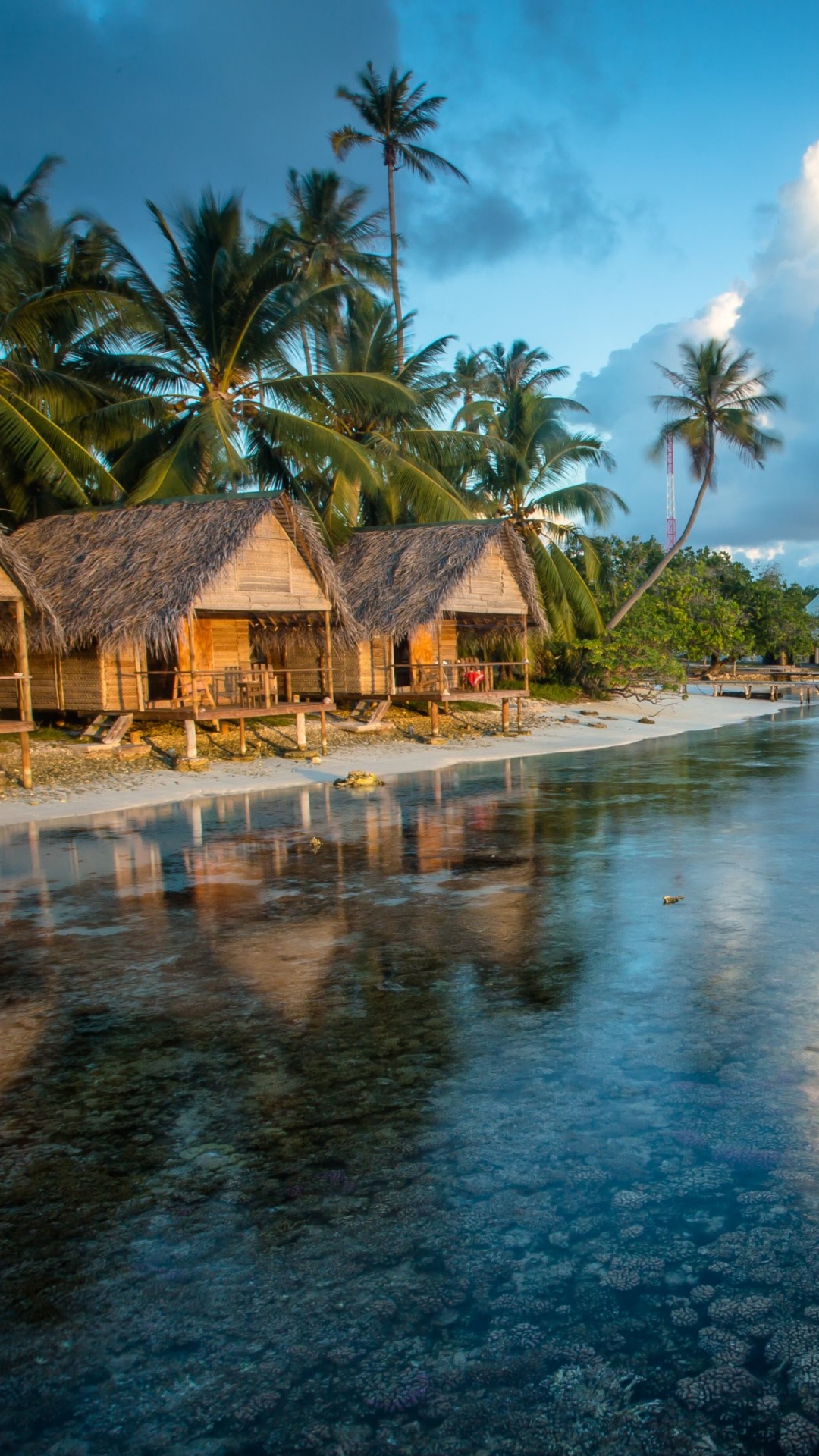 Обои природа, тропическая зона, вода, прибежище, море в разрешении 1080x1920