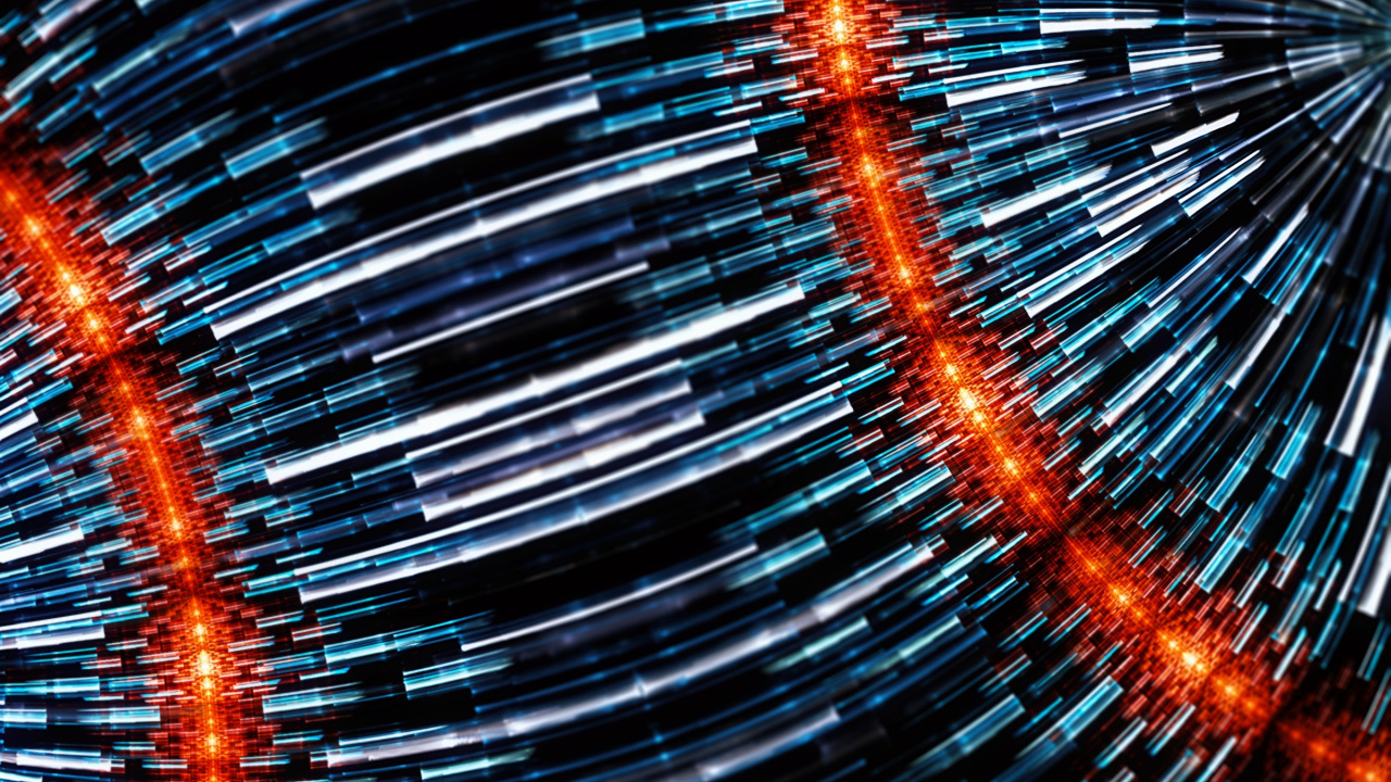 Обои свет, Апельсин, круг, электрик, космос в разрешении 1280x720