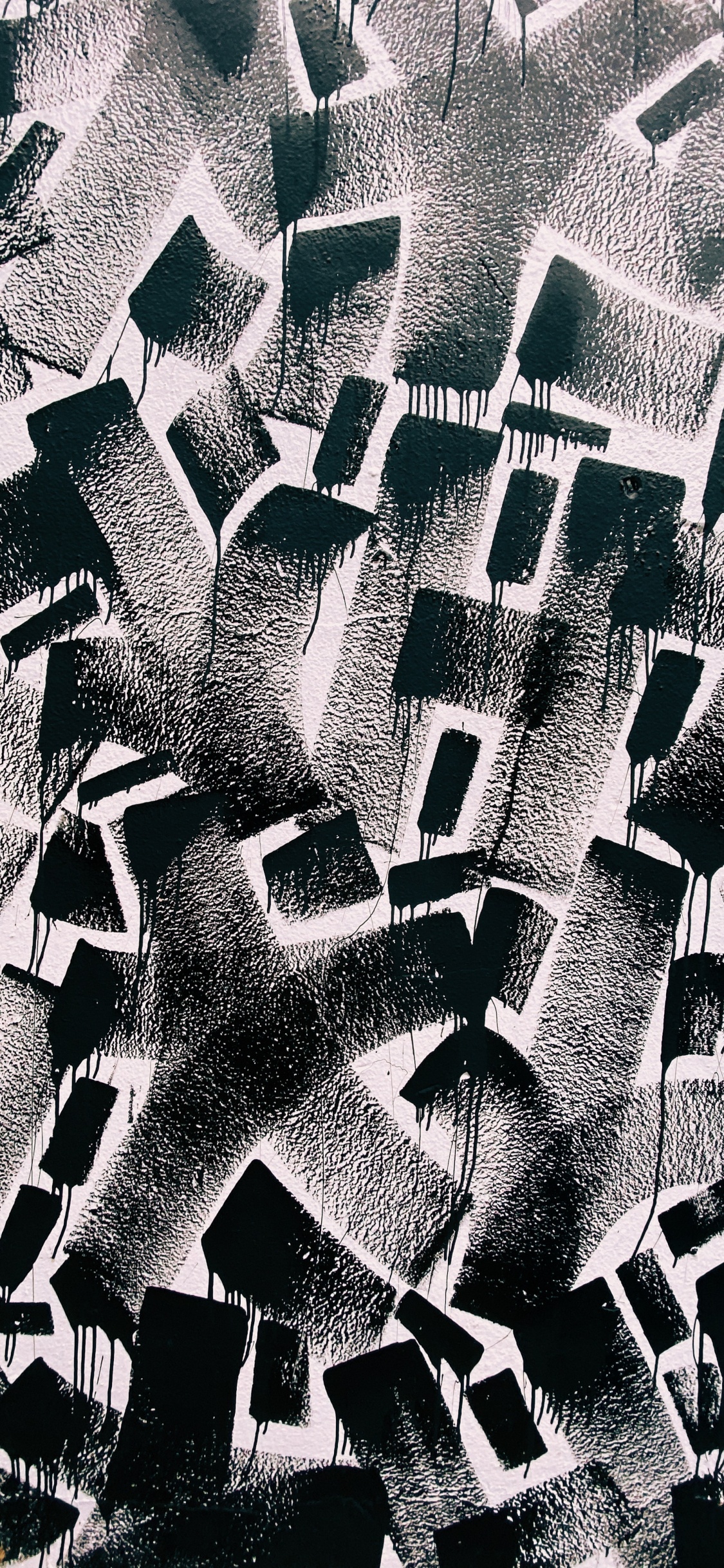 Обои арт, коллаж, монохромный, узор, дизайн в разрешении 1125x2436