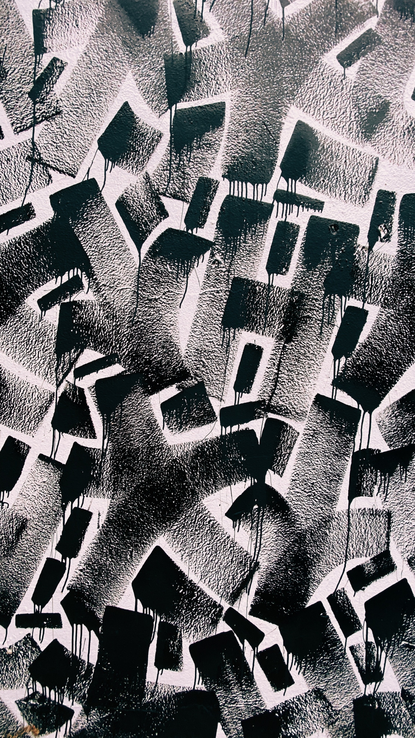 Обои арт, коллаж, монохромный, узор, дизайн в разрешении 1440x2560