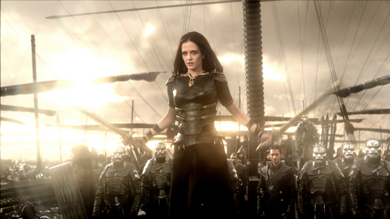Обои Ева Грин, 300 расцвет Империи, Триста, флотоводец, Представление в разрешении 1366x768