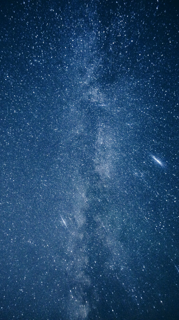 Обои атмосфера, синий, космическое пространство, Галактика, космос в разрешении 750x1334