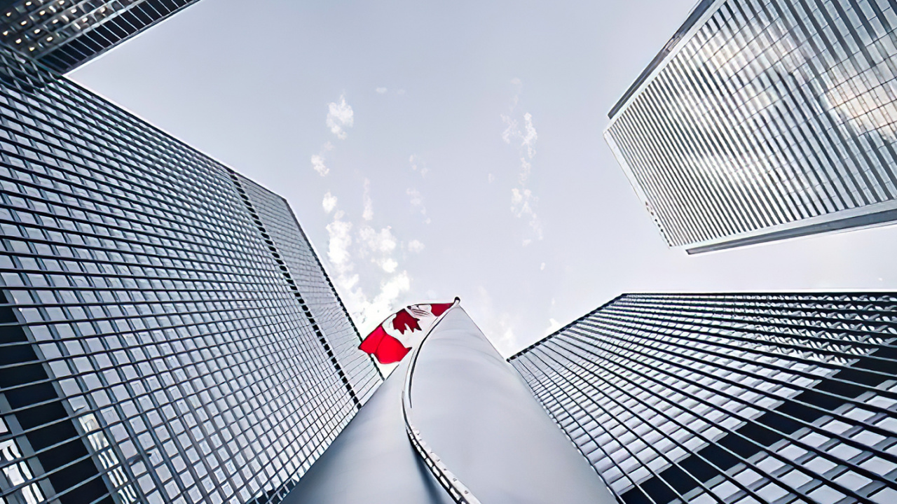 Обои небоскреб, здание, дневное время, белые, мир в разрешении 1280x720