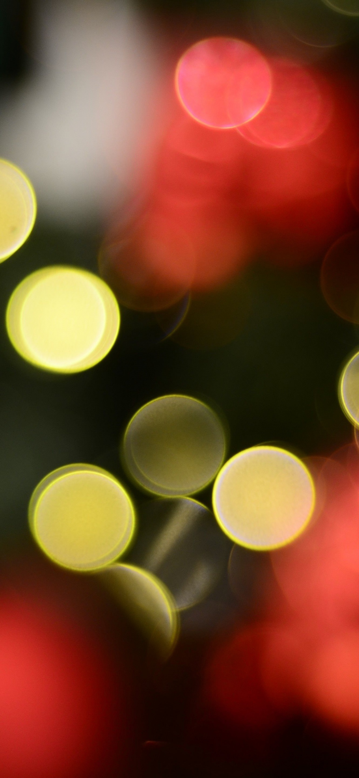 Обои боке огни, боке, свет, освещение, цвет в разрешении 1242x2688