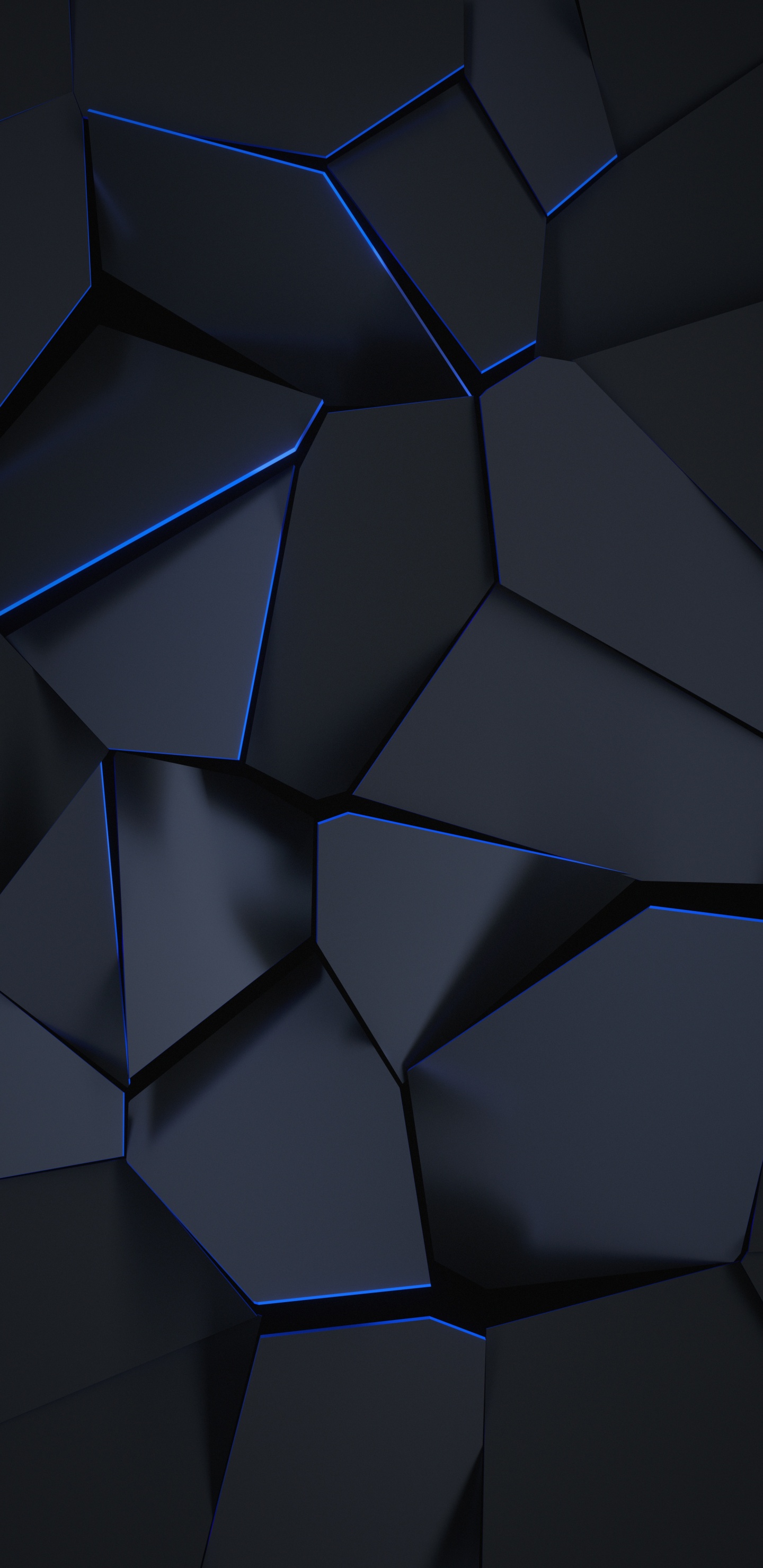 Обои свет, треугольник, искусство, материальное свойство, арт в разрешении 1440x2960