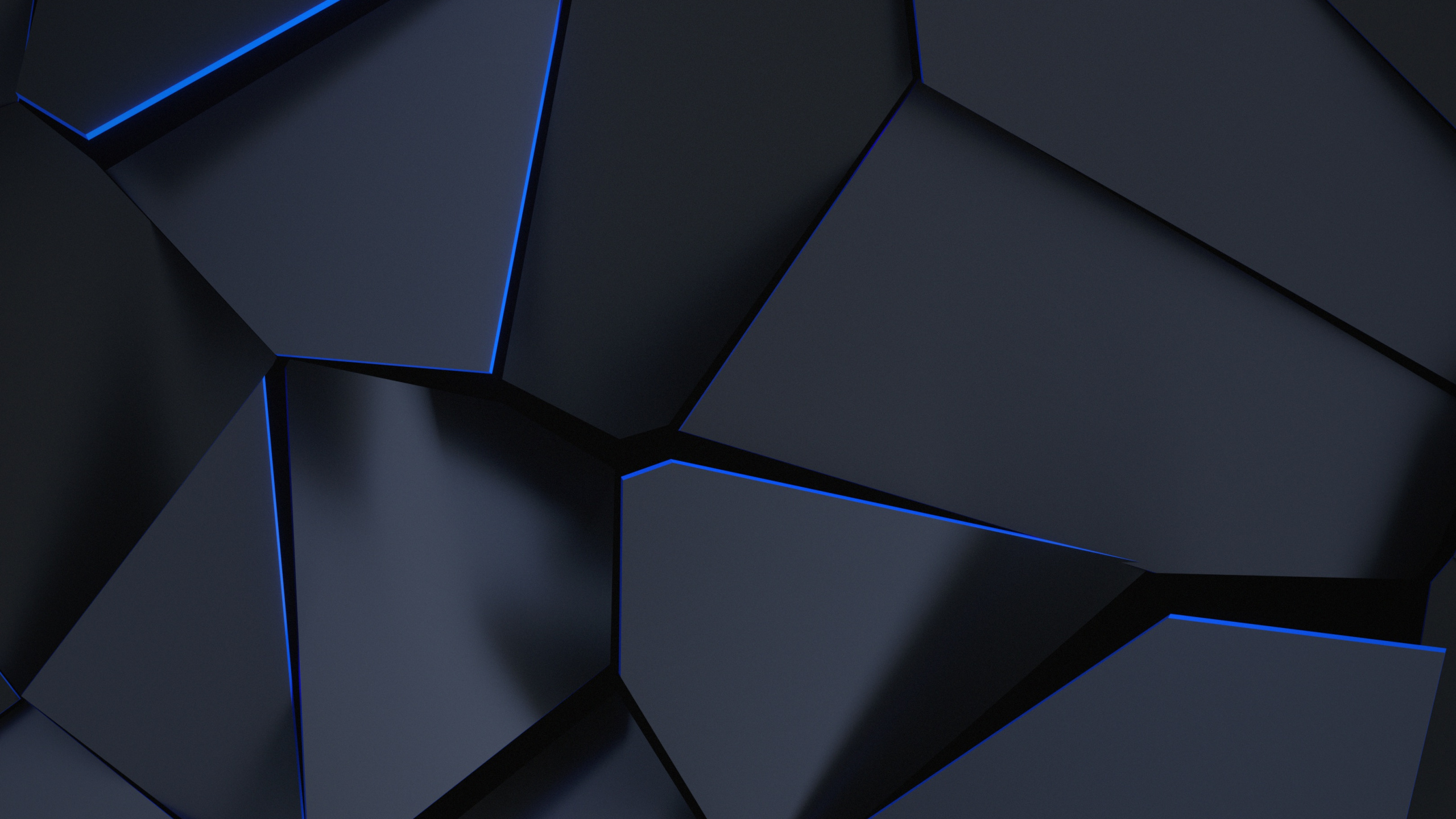 Обои свет, треугольник, искусство, материальное свойство, арт в разрешении 2560x1440