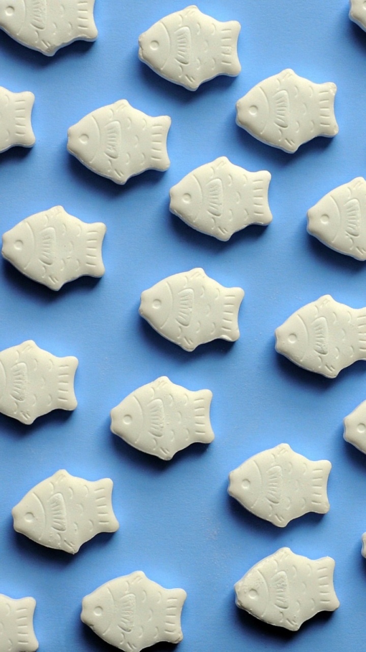 Обои материал, рыбки, идея в разрешении 720x1280