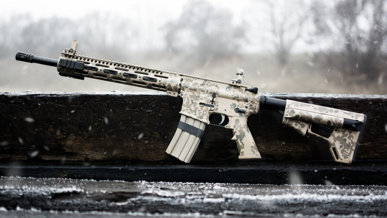 Обои винтовка, меткий стрелок, орудие, огнестрельное оружие, пневматическое оружие в разрешении 1280x720