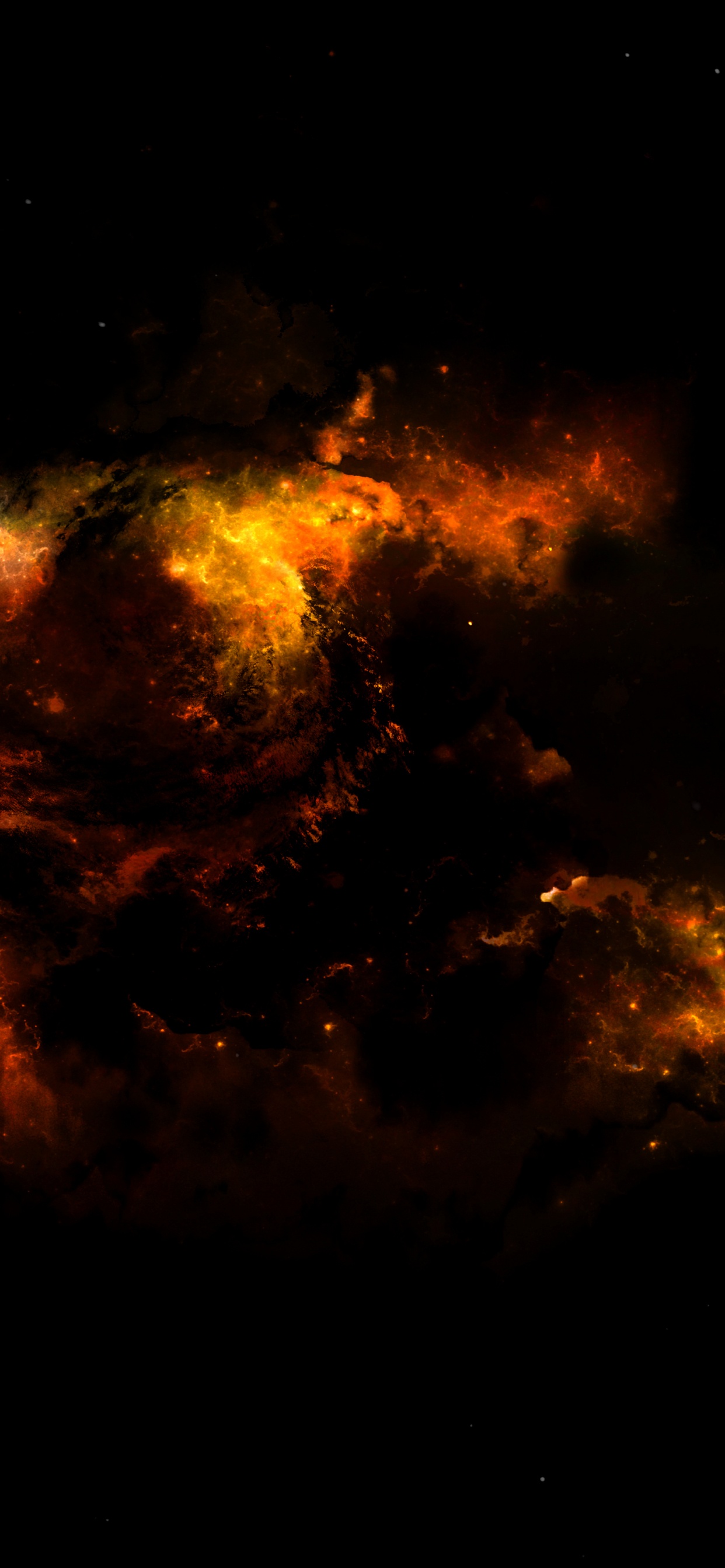 Обои небо, Астрономия, космос, пламя, огонь в разрешении 1242x2688