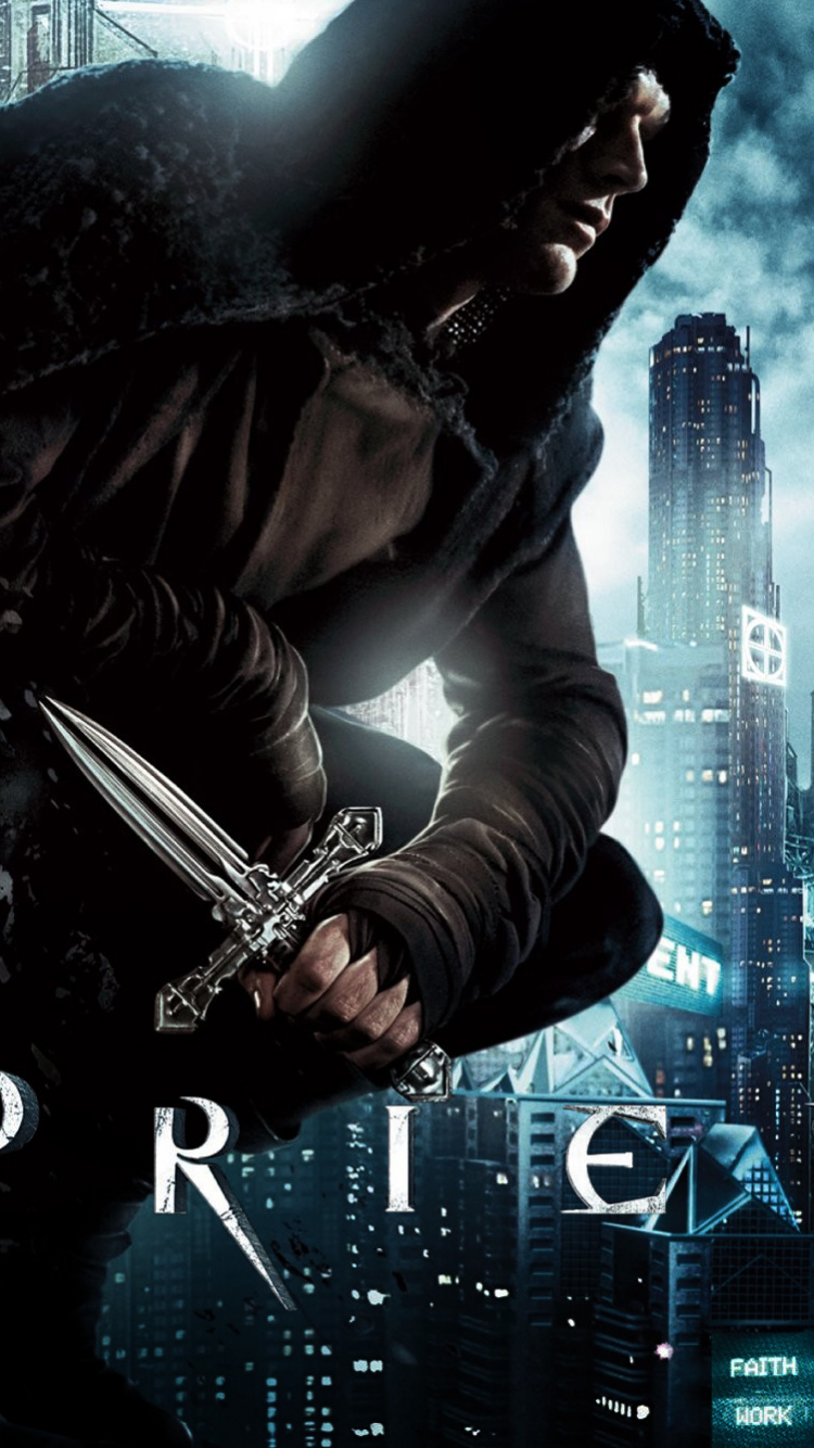 Обои Постер фильма, вампир, триллер, темнота, фильм в разрешении 750x1334