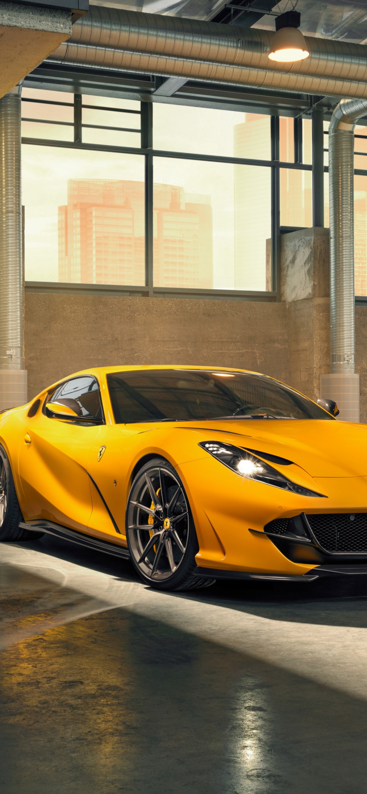 Обои novitec ferrari superfast, Ferrari 812 Superfast 2019 года, легковые автомобили, группы novitec, Ferrari в разрешении 1242x2688
