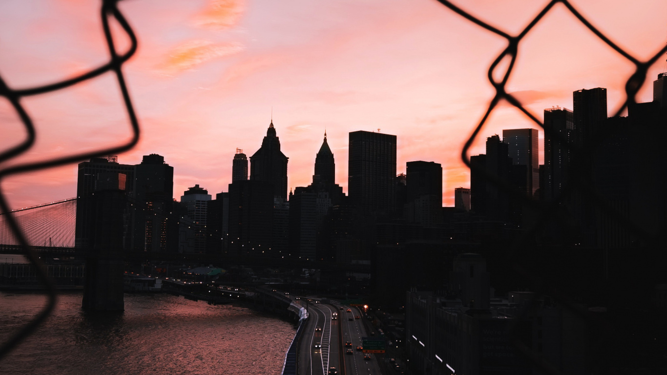 Обои изучение Библии на всю жизнь, дух, облако, вода, небоскреб в разрешении 1366x768